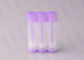 purpurrote Plastikrohr-runde Form-saubere kosmetische Rohre des Lipgloss-5g