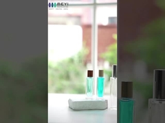 Luxuriöse weiße, glänzende Parfüm-Reisetestflasche mit individuellem Logo