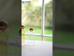 Leichtgewichtige Parfümflaschenkappen in Gold Aluminium Farbe mit Crimp Version Hals Finish