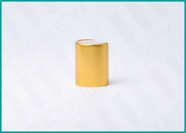 Mattgold-Aluminiumdisketten-Spitzen-Kappe, Flaschenkapseln und Deckel für Lotions-Flüssigkeit