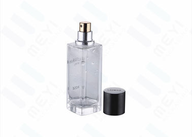 verpackende Luxusglasparfümflasche des Quadrat-45ml, leere Parfümflaschen
