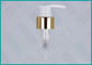 24/410 Schrauben-Verschluss-Lotions-Pumpen-Zufuhr mit glänzendem Goldaluminium-Kragen