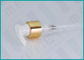 24/410 Schrauben-Verschluss-Lotions-Pumpen-Zufuhr mit glänzendem Goldaluminium-Kragen