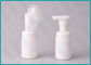 30-ml-runde weiße Schaum-Seifen-Pumpflasche mit Bürsten-Kopf für das Rasieren der Flüssigkeit