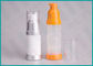 15ml 30ml 50ml ALS luftlose einfache Lotions-Pumpflaschen öffnen sich für Kosmetik
