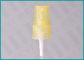 Gewellte Plastikspray-Pumpe des Gelb-18mm mit Kappe, Pumpen-Herr Sprayer 