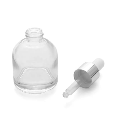 Nicht Fleck-Grundlagen-Glas-Flasche 18mm Amber Dropper Bottles