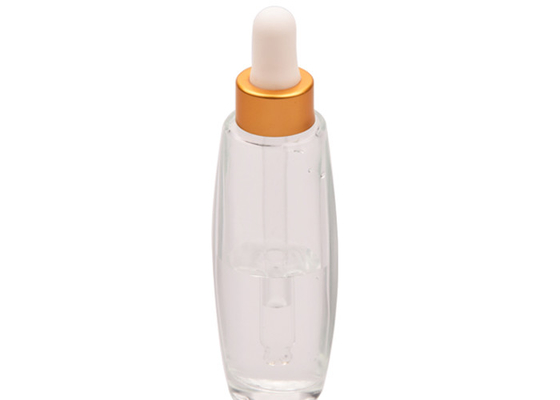 18/400 30ml 1 Unze-Klarglas-Tropfflasche-Behälter-Silikon-Ärmel