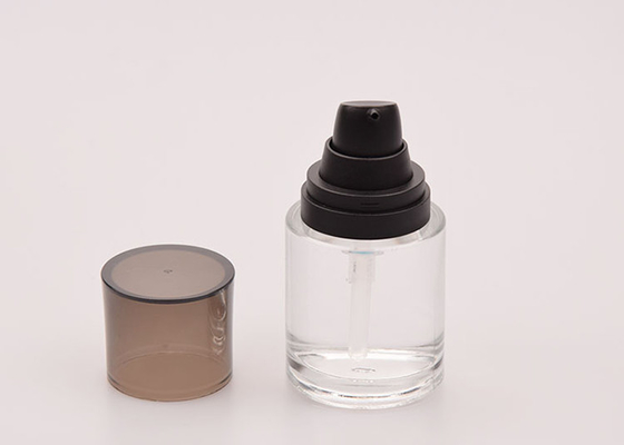 18/400 40 ml-Glasgefäße mit Deckel FDA-kleinen runden Glasflaschen